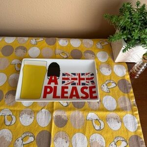 Crate & Barrel A Beer Please sampler plate